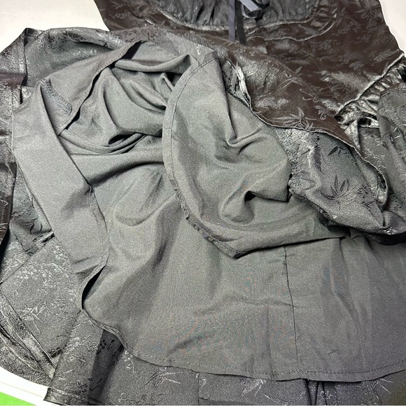 SHEIN Black Victorian Ruffle Romantic Goth Mini Dress in Women’s Size US Medium - Picture 7 of 8